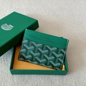 Goyard Emerald Green Card Holder